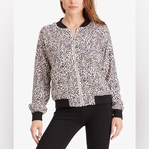 Sanctuary Havana Bomber Jacket in Air Leopard Lotus